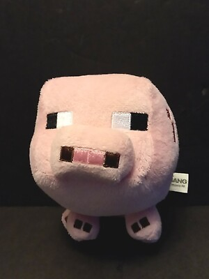 #ad Minecraft PIG Mojang Plush Stuffed Animal 2014 Character Toy 6quot; $8.95