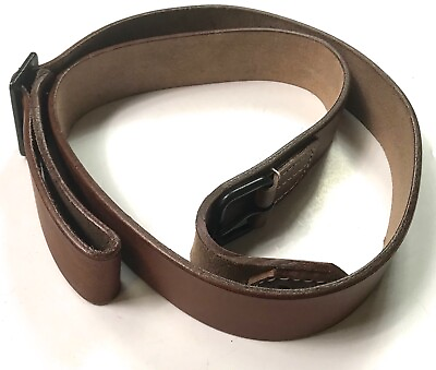 #ad WWII GERMAN CZECH M1895 TURKISH MAUSER VZ 24 UNIVERSAL LEATHER RIFLE SLING $23.96