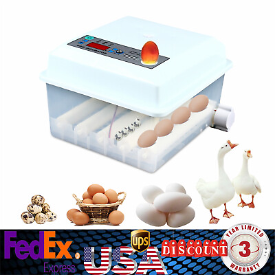 #ad Egg Incubator Automatic Chicken Quail Chick Hatcher Incubators for Hatching Egg $43.70