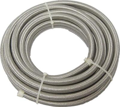 #ad HardDrive Stainless Steel Braided Oil Fuel Hose 3 8quot; 25ft $197.06