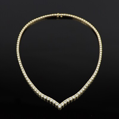 #ad Vintage 9.24 Carat Diamond Necklace $9000.00
