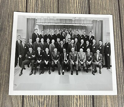 #ad Vintage Group Of Men Black And White Photograph $29.99