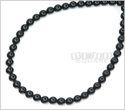 #ad 15.5quot; Black Onyx Agate Round Beads 6mm #12026 $4.99