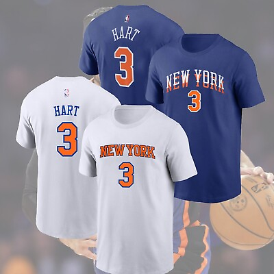 #ad FREESHIP Josh Hart #3 New York Knicks Name amp; Number T Shirt $25.99