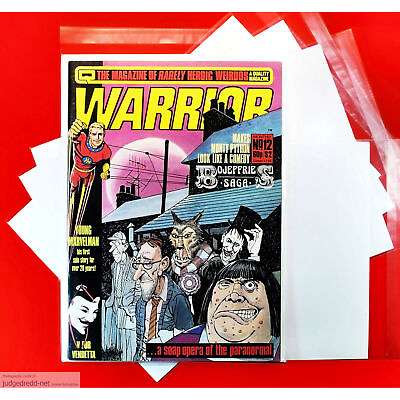#ad Warrior Magazine # 12 Original V for Vendetta British Alan Moore Comic Lot 3646 GBP 13.49