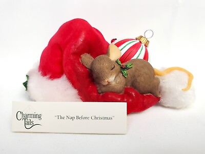 #ad Charming Tails: The Nap Before Christmas 87 155 *Rare* Pristine Condition $22.95