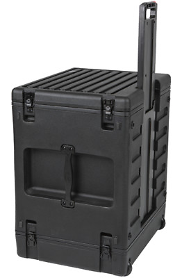 #ad SKB 8u Space Amp or Effects Rack Case wheels amp; Pull Handle Waterproof Case $364.99