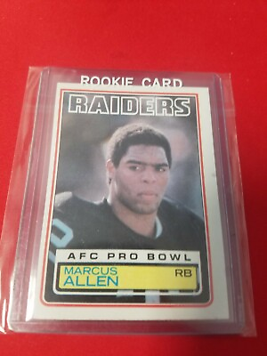 #ad 1983 Topps Marcus Allen #294 Rookie RC Raiders #ML $14.99