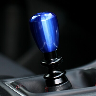 #ad SSCO CANDY BLUE SL 530 GRAMS WEIGHTED SHIFT KNOB SHIFTER TEAR DROP $64.98