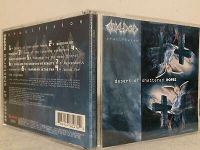 #ad Crucifixion Desert Of Shattered Hopes CD 1993 Germany Mausoleum 1st press C $27.99