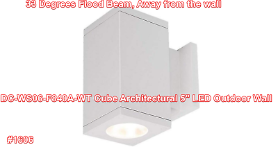 #ad New WAC Lighting Light Outdoor Step Light 5quot; LED Outdoor Wall Edge Flood Light $359.96