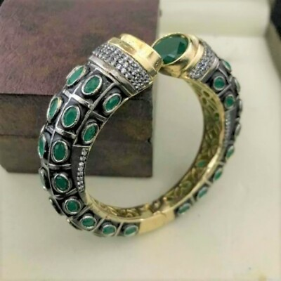 #ad Indian Bangle Kada Bollywood Designer Jewelry Ethnic Bridal Gold Plated Bracelet $27.47