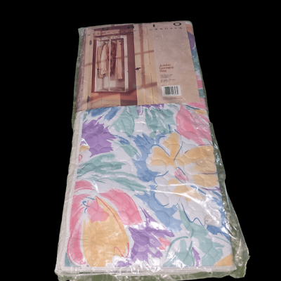 #ad Contempo Casuals vintage floral Jumbo Garment bag NIP $40.00