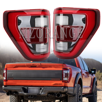 #ad Pair LED Rear Tail Light Brake W Blind Spot For Ford F 150 F150 2021 2022 2023 $427.42