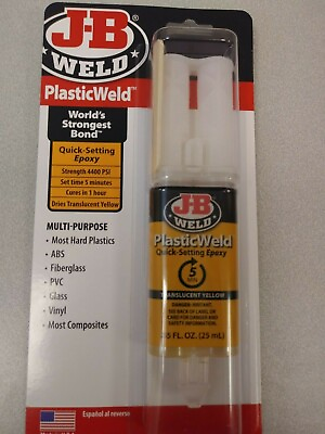 #ad JB Weld 50132 25Ml Plastic Welding Syringe $8.49