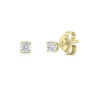 #ad 1 5 Cttw Genuine Diamond Stud Earrings in 14K Gold $129.99