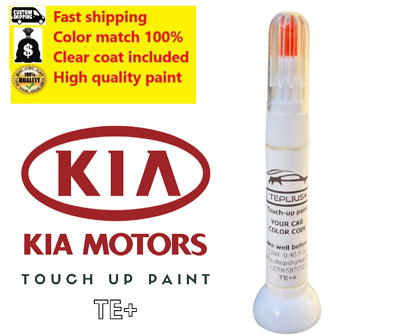 #ad For KIA A3 AA3 SIRIUS SILVER Touch up paint pen with brush SCRATCH REPAIR $14.49
