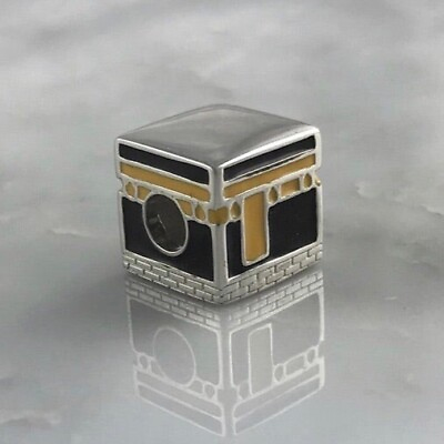 #ad Ka’abah of Masjid Al Haram Mecca Makkah Sterling Charm Fits All Bracelet Brands $99.99