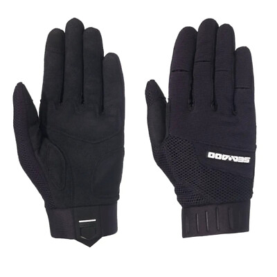 #ad Sea Doo Choppy Unisex PWC Full Finger Riding Gloves Black $34.99