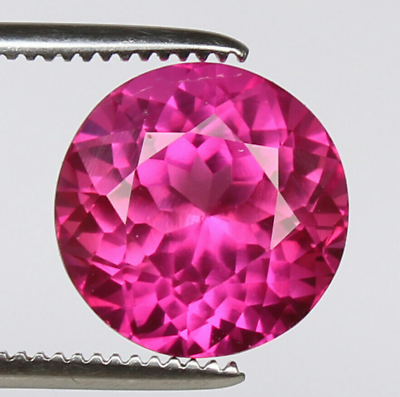#ad Sapphire Pink Color 10.00 Ct Natural Ceylon Diamond Round Cut Loose Gemstone $467.67