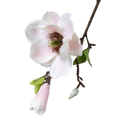 #ad Flower Arrangement Artificial Flower Plastic Single Magnolia Flower Part Name $7.77