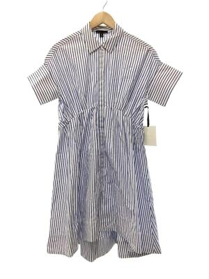 #ad Victoria Beckham Beckham Short Sleeve Dress S Cotton 251093117 24 $314.54