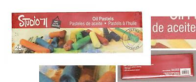 #ad nWT Studio 71 Assorted Oil Pastels 25 Piece $6.75