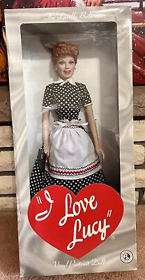 #ad Franklin 16quot; Vinyl I Love Lucy Potrait Doll And Dress See photos $250.00