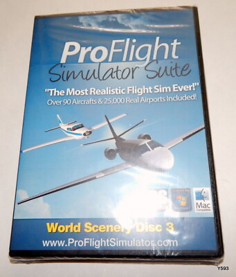 #ad Pro Flight Simulator Suite World Scenery Disc 3 $8.30