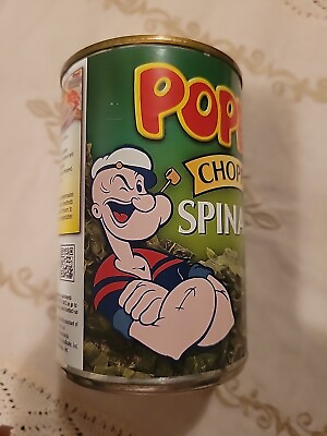 #ad Can of Popeye Leaf Spinach Unopened very good condition quot;strong to finishquot; $7.99