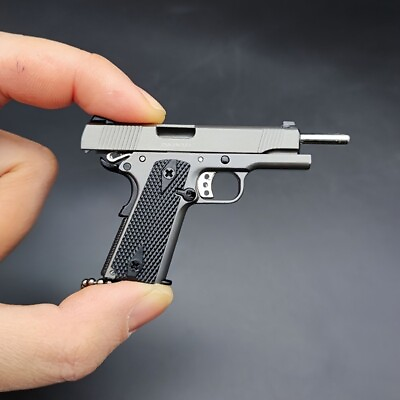 #ad 1:3 1911 Detachable Metal Keychain Gun Model Alloy USA Seller $18.00