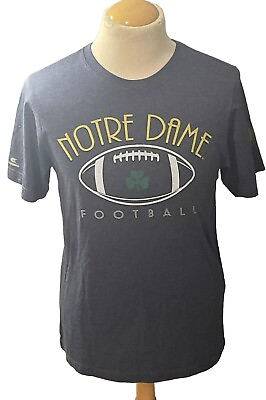 #ad Mens Notre Dame Irish Football 2019 quot;The Shirtquot; Size Large Blue $13.99