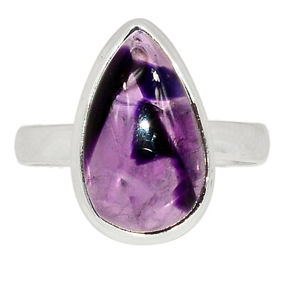 #ad Natural Atomic Amethyst Star 925 Sterling Silver Ring Jewelry s.9 CR27456 $15.99
