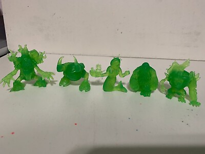 #ad OMFG set of 5 Figures October Toys Green 2 inchers $10.00