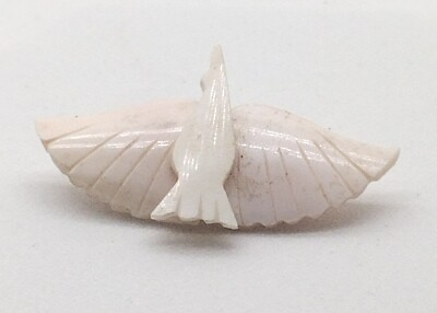 #ad Vintage Dove Bird Natural Shell Style Wings Brooch Pin Jewelry Gift Lot $9.74
