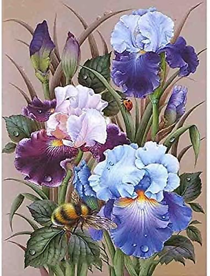 #ad 500 Pieces of Jigsaw Puzzle Iris Flower Adult Puzzles Children’S Gifts Early $31.88