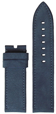 #ad 22mm Panatime Handmade Blue Buffalo Leather Watch Band For Panerai Deploy $99.99