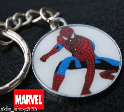 #ad Marvel Comics Spider man spiderman The Avengers Movie wht Key chain cosplay $4.80