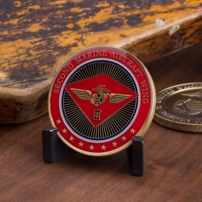 #ad United States 2nd Marine Aircraft Wing Challenge Coin $13.97