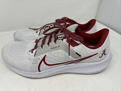#ad Nike Men#x27;s Zoom Pegasus 40 Alabama DZ5972 100 White Running Shoes Size 15 $34.00