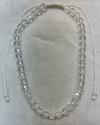#ad Handmade Unique 13” 24” Adjustable Necklace. Made with Swarovski Crystal $180.00