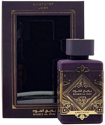 #ad Bade#x27;e al Oud Amethyst by Lattafa perfume unisex EDP 3.3 3.4 oz New in Box $27.01