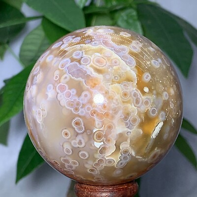 #ad Top Natural Ocean Jasper Sphere Quartz Crystal Ball Specimen Energy Stone $359.00