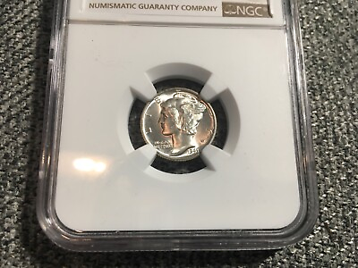 #ad 1941 P NGC MS66 FB Mercury Dime 10c US Mint Silver 1941 P NGC MS 66 FB $89.99