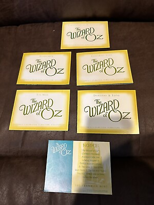 #ad Wizard of OZ Children#x27;s Heirloom Furniture Collection LOT 5 C.O.A. amp; Booklets $19.99