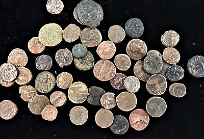 #ad Lot of 48 6th Century Imitations of Roman imperial Coins Variety Dealer Lot $474.89