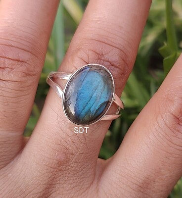 #ad Labradorite Ring925 Sterling Silver Band amp;Statement Ring Handmade Ring All size $10.35