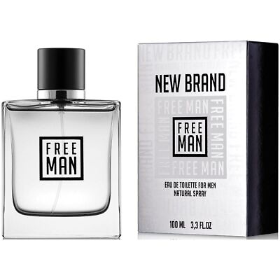 #ad Free Man by New Brand cologne for men EDT 3.3 3.4 oz New In Box $12.50