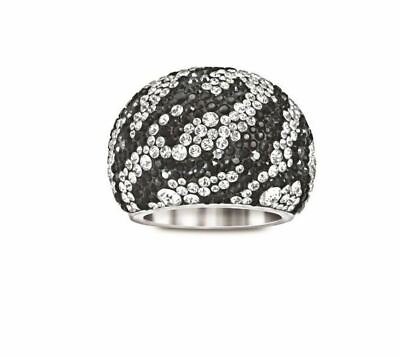 #ad Swarovski Chic Zebra Ring Dome Crystal Size 55 58 60 New in Box Authentic $270 $99.00