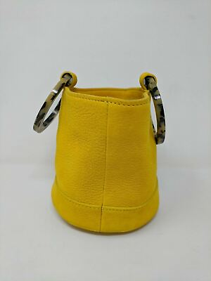 #ad Women#x27;s Simon Miller Bongai 15 Mini Nubuck Bucket Bag Size Mini Yellow $330.00